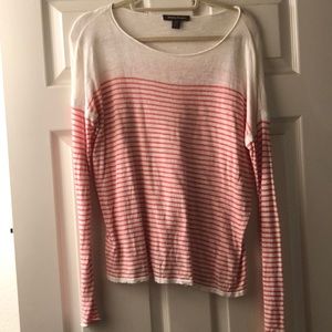Tommy Bahama Striped Linen Long Sleeve Top